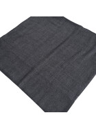 Damen Loop Schal, Schlauchschal weich, Damen Halstuch Herbst - Winter, weicher Rundschal Unifarben Schwarz