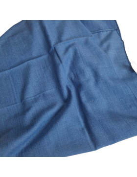 Damen Loop Schal, Schlauchschal weich, Damen Halstuch Herbst - Winter, weicher Rundschal Unifarben Blau
