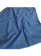 Damen Loop Schal, Schlauchschal weich, Damen Halstuch Herbst - Winter, weicher Rundschal Unifarben Blau