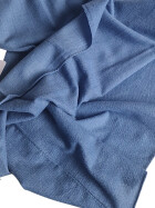 Damen Loop Schal, Schlauchschal weich, Damen Halstuch Herbst - Winter, weicher Rundschal Unifarben Blau