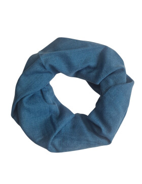 Damen Loop Schal, Schlauchschal weich, Damen Halstuch Herbst - Winter, weicher Rundschal Unifarben Petrol