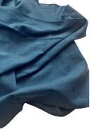 Damen Loop Schal, Schlauchschal weich, Damen Halstuch Herbst - Winter, weicher Rundschal Unifarben Petrol