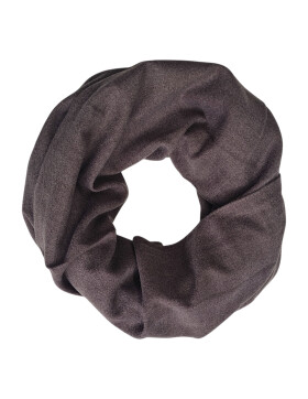 Damen Loop Schal, Schlauchschal weich, Damen Halstuch Herbst - Winter, weicher Rundschal Unifarben Kaffee