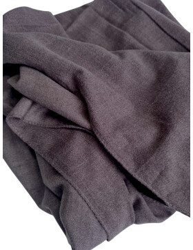 Damen Loop Schal, Schlauchschal weich, Damen Halstuch Herbst - Winter, weicher Rundschal Unifarben Kaffee