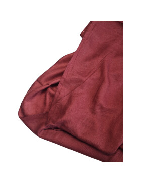 Damen Loop Schal Herbst /Winter Unifarben, weicher Schlauchschal, leichter Halstuch Rundschal Einfarbig Bordeaux