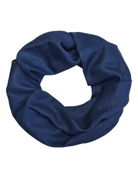 Damen Loop Schal Herbst /Winter Unifarben, weicher Schlauchschal, leichter Halstuch Rundschal Einfarbig Dunkelblau