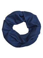 Damen Loop Schal Herbst /Winter Unifarben, weicher Schlauchschal, leichter Halstuch Rundschal Einfarbig Dunkelblau