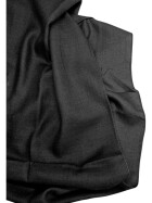 Damen Loop Schal Herbst /Winter Unifarben, weicher Schlauchschal, leichter Halstuch Rundschal Einfarbig Schwarz
