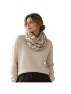 Damen Loop Schal, Schlauchschal weich, Damen Halstuch Herbst - Winter, weicher Rundschal Bunt