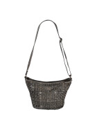 Bear-Design Shopper Beutel- / Schultertasche geflochten CL32503 , Mittelgroß