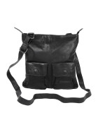 Bear Design Leder Schultertasche Messenger Ledertasche Umhängetasche Crossbody "Fabia"
