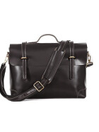 Leder Akten - / Dokumententasche Lehrertasche Laptop Messenger Bag 15 Zoll