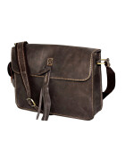 Ledertasche Umhängetsche, kleine Messenger Bag, Damen Cross Body echtes Leder Vintage