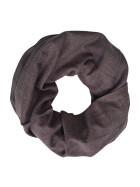 Damen Loop Schal, Schlauchschal weich, Damen Halstuch Herbst - Winter, weicher Rundschal Unifarben